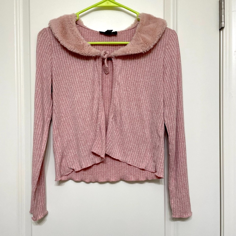 Y2K Pink Cardigan